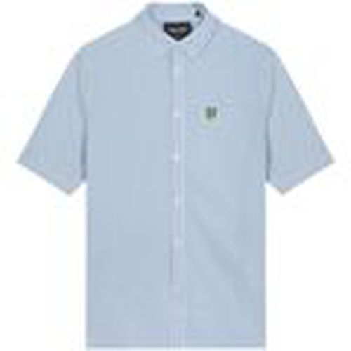 Camisa manga larga SW2005V SHIRT SLEEVE-W490 LIGHT BLUE/WHITE para hombre - Lyle & Scott - Modalova
