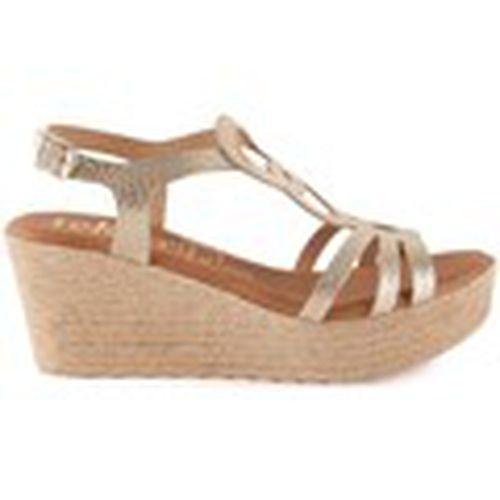 Sandalias Sandalias de mujer doradas de piel con cuña by para mujer - Tekila - Modalova