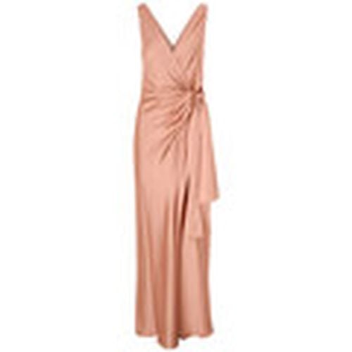 Vestidos Vestido largo de satén rosa salmón para mujer - Pinko - Modalova