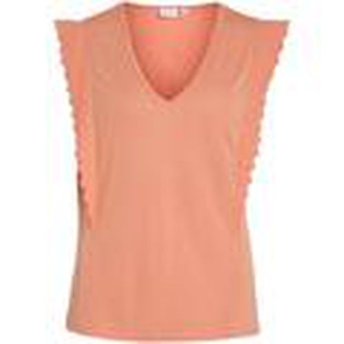 Tops y Camisetas 14095587-Shell Coral para mujer - Vila - Modalova