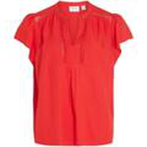 Tops y Camisetas 14095875-Poppy Red para mujer - Vila - Modalova