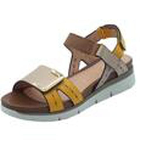 Sandalias 220834 Elody Calf Honey Yellow Humus para mujer - Stonefly - Modalova