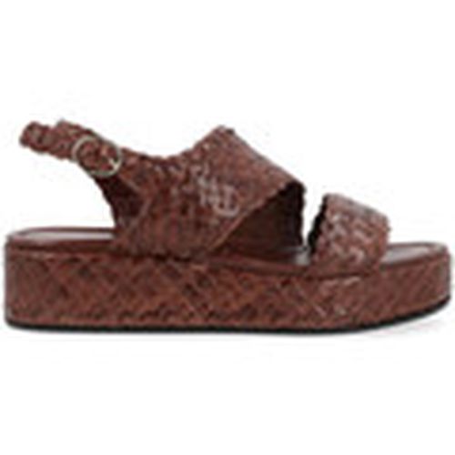 Sandalias Sandalia Forli de piel marrón para mujer - Pon´s Quintana - Modalova