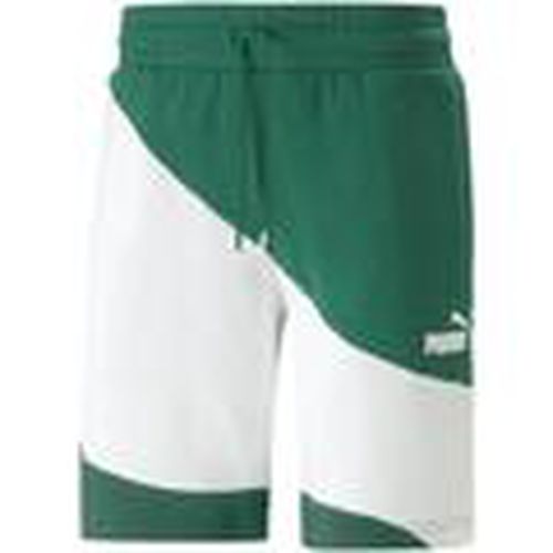 Short 675175_power_cat_shorts_verde para hombre - Puma - Modalova