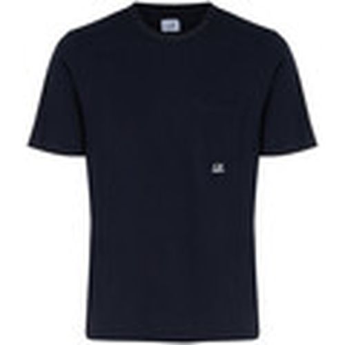 Tops y Camisetas Camiseta de algodón azul con bolsillo para hombre - C.p. Company - Modalova