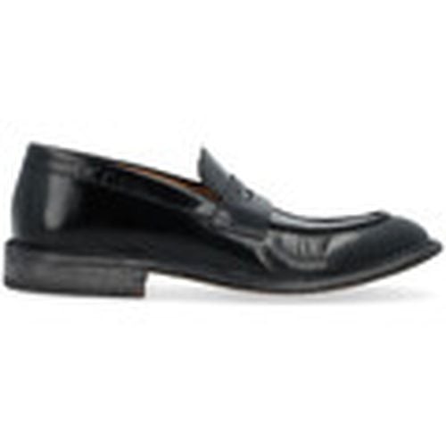 Mocasines Mocasín Note en piel negra vintage para mujer - Moma - Modalova