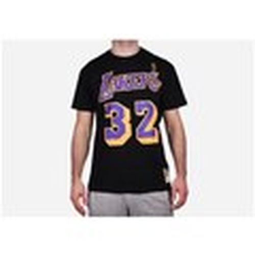Camiseta BNN3CW19045LALBLCK84EJH para hombre - Mitchell And Ness - Modalova