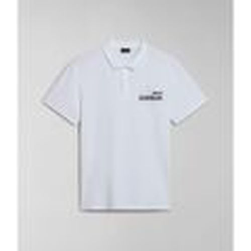 Tops y Camisetas E-COLVILLE NP0A4HPX-002 BRIGHT WHITE para hombre - Napapijri - Modalova