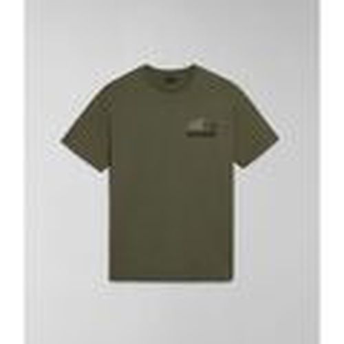 Tops y Camisetas S-COLVILLE NP0A4HS5-GAE GREEN LICHEN para hombre - Napapijri - Modalova