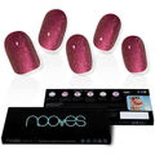 Set manicura Láminas De Uñas De Gel Ruby Claret Premium glam Glitter para mujer - Nooves - Modalova