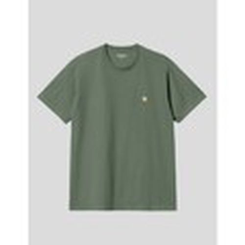 Camiseta CAMISETA CHASE TEE DUCK GREEN/GOLD para hombre - Carhartt - Modalova