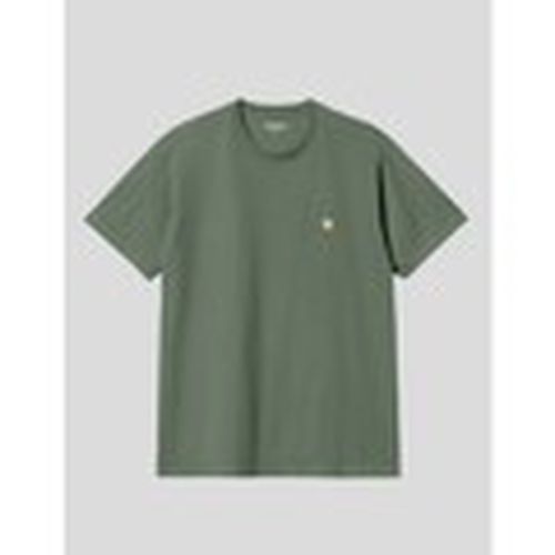 Camiseta Camiseta Chase Tee Duck Green/Oro para hombre - Carhartt - Modalova