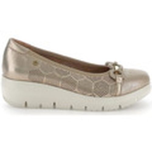 Mocasines PLUME 27 LAMINATED LTH 221190 TAUPE para mujer - Stonefly - Modalova