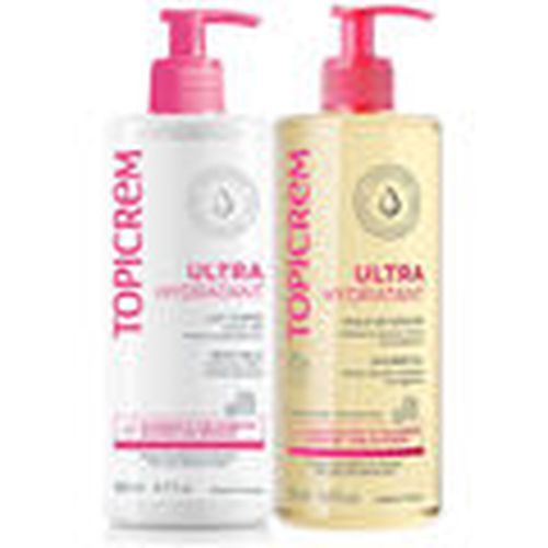 Hidratantes & nutritivos Uh Leche Ultra Hidratante 500 Ml + Aceite De Ducha 500 Ml Pack para mujer - Topicrem - Modalova