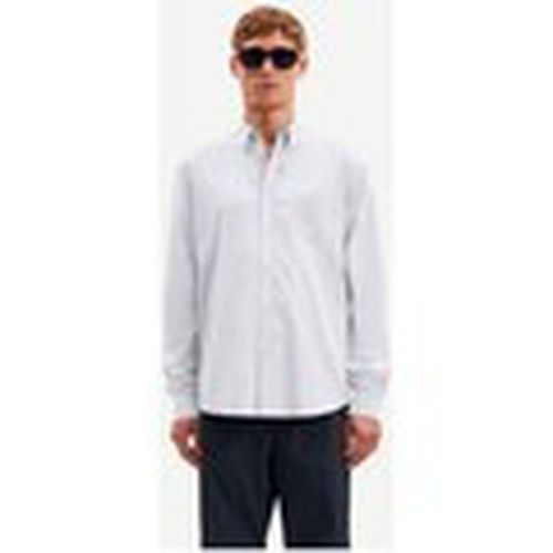 Camisa manga larga Liam Shirt White para hombre - Samsoe Samsoe - Modalova