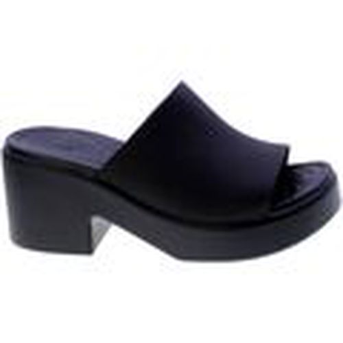 Sandalias Sandalo Donna Nero Brooklyn Slide Heel Cr209408/bkbk para mujer - Crocs - Modalova