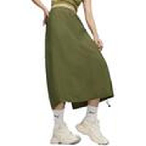 Falda DARE TO MIDI WOVEN SKIRT para mujer - Puma - Modalova
