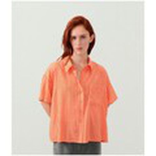 Camisa Amerian Vintage Pykoboo Shirt Vichy Orange Fluor para mujer - American Vintage - Modalova