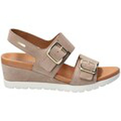 Sandalias SANDALIA YSABEL NUBUCK TAUPE para mujer - Mephisto - Modalova