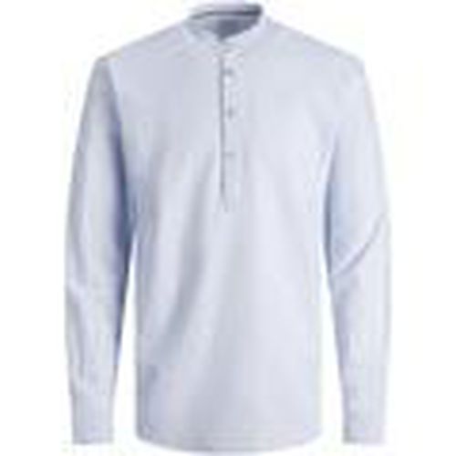 Camisa manga larga 12248410-Cashmere Bl para hombre - Jack & Jones - Modalova