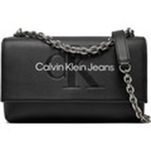 Bolso SCULPTED EW FLAP W/CHAIN25 MONO K60K612221 para mujer - Calvin Klein Jeans - Modalova