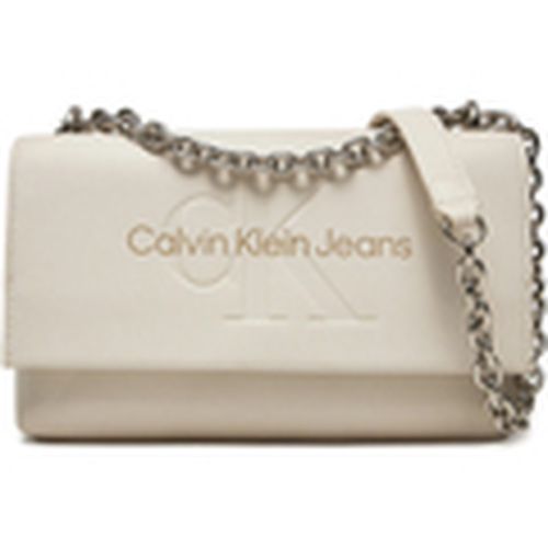 Bolso SCULPTED EW FLAP W/CHAIN25 MONO K60K612221 para mujer - Calvin Klein Jeans - Modalova