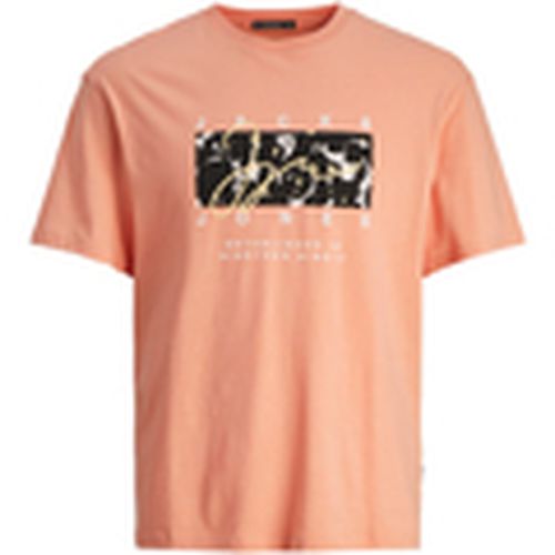 Camiseta 12255517 JORARUBA AOP BRANDING TEE SS CREW NECK CANYON SUNSET para hombre - Jack & Jones - Modalova
