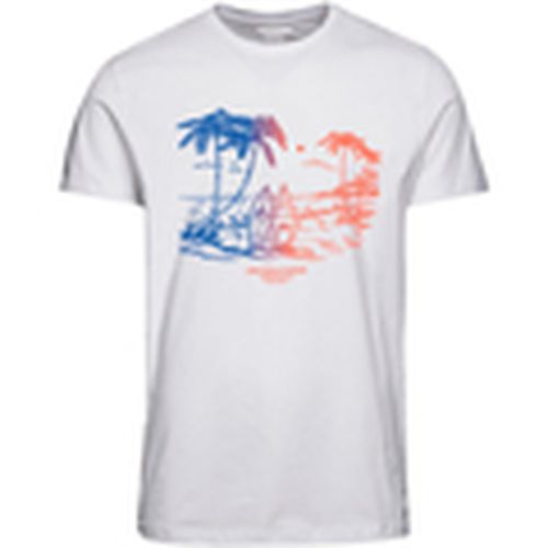 Camiseta 12258057 JORARUBA TEE SS CREW NECK 1 FST BRIGHT WHITE para hombre - Jack & Jones - Modalova