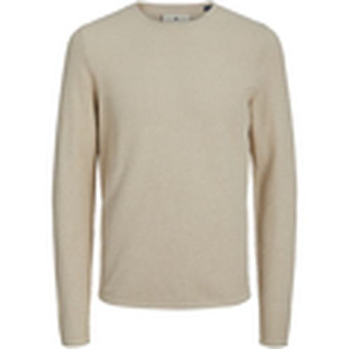 Jersey 12238557 JPRBLUMIGUEL KNIT CREW NECK NOOS ISLAND FOSSIL para hombre - Jack & Jones - Modalova