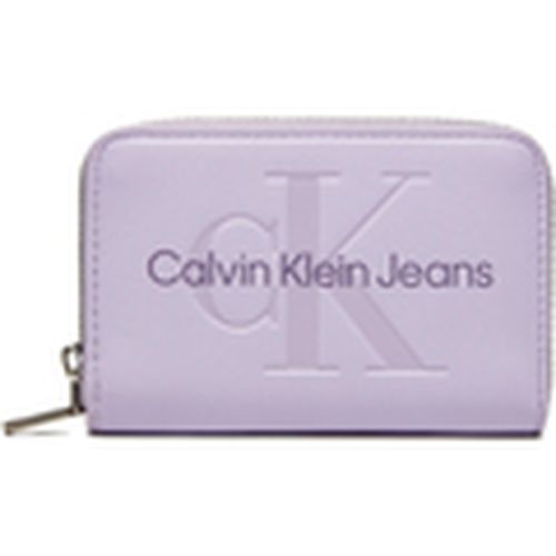 Cartera SCULPTED MED ZIP AROUND MONO K60K612255 para mujer - Calvin Klein Jeans - Modalova
