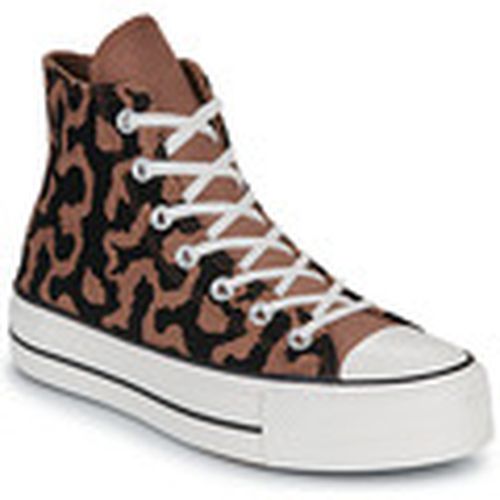 Zapatillas altas CHUCK TAYLOR ALL STAR LIFT PLATFORM LEOPARD REMIX para mujer - Converse - Modalova