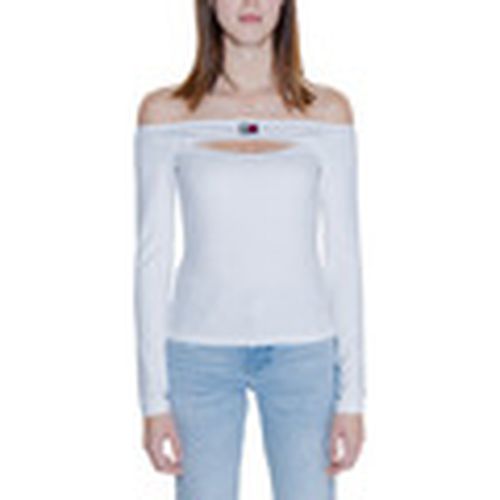 Camiseta manga larga TJW BADGE DW0DW18437 para mujer - Tommy Hilfiger - Modalova