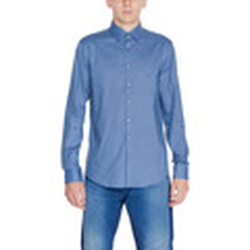 Camisa manga larga MICRO STRUCTURE K10K113164 para hombre - Calvin Klein Jeans - Modalova