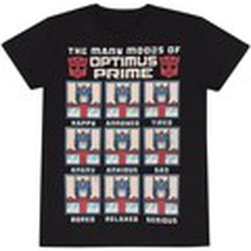 Tops y Camisetas Many Moods Of Optimus Prime para mujer - Transformers - Modalova