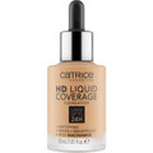 Base de maquillaje HD Coverage Liquid Foundation - 35 Natural para mujer - Catrice - Modalova