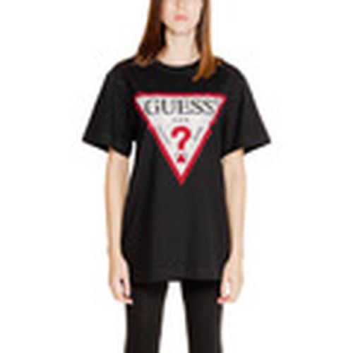 Camiseta SS CN SHINY TRIANGLE W4YI34 I3Z14 para mujer - Guess - Modalova