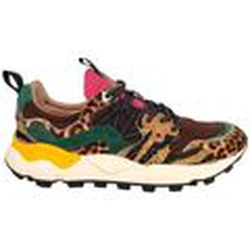 Deportivas Moda Zapatillas Yamano 3 Pony Hair Brown/Multi para mujer - Flower Mountain - Modalova