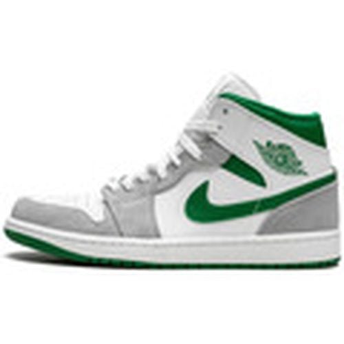 Deportivas Moda Air Jordan 1 Mid Grey Green para hombre - Nike - Modalova