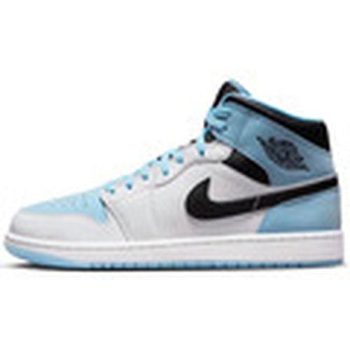 Deportivas Moda Air Jordan 1 Mid SE Ice Blue Black para hombre - Nike - Modalova