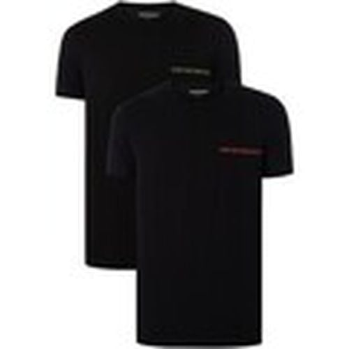 Pijama Pack de 2 camisetas Lounge Crew para hombre - Emporio Armani - Modalova