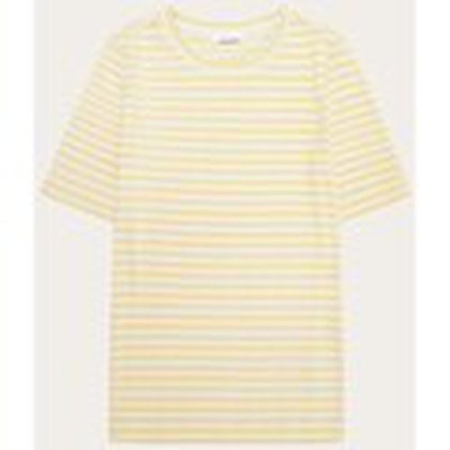 Camiseta Striped Tshirt Yellow para mujer - Knowledge - Modalova