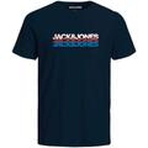 Camiseta 12256777-NavyBlazer para hombre - Jack & Jones - Modalova