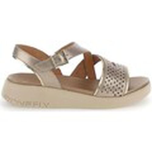 Sandalias ONDA 3 LAMINATED LTH 220961 TAUPE para mujer - Stonefly - Modalova