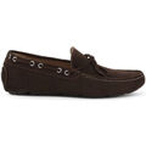 Náuticos Edoardo - Suede Dark Brown para hombre - Duca Di Morrone - Modalova