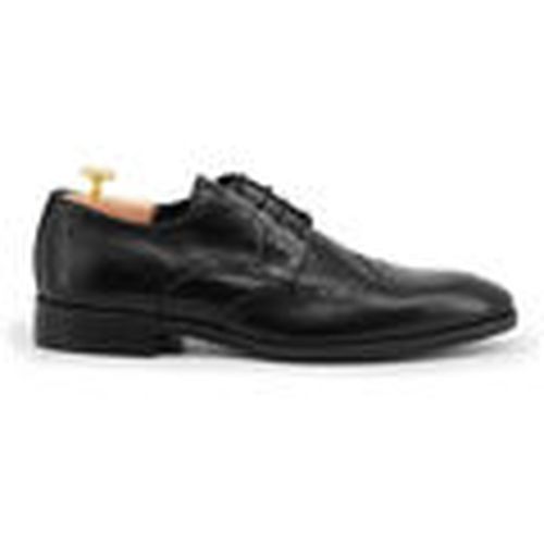 Zapatos Bajos Valerio - Leather AI Black para hombre - Duca Di Morrone - Modalova