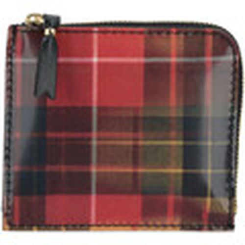 Cartera Cartera Comme Des Garçons Wallet Tartán lenticular rojo y para hombre - Comme Des Garcons - Modalova