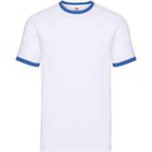 Camiseta manga larga Ringer para hombre - Fruit Of The Loom - Modalova