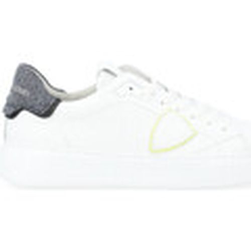 Deportivas Moda Zapatilla Templo blanco y gris para hombre - Philippe Model - Modalova