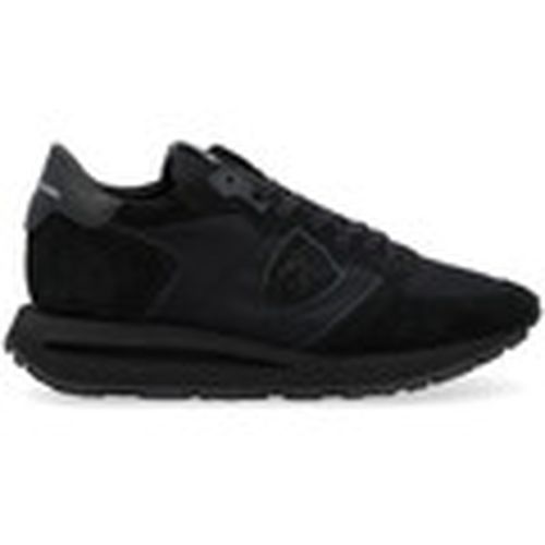 Deportivas Moda Zapatilla Haute Tropez en negro seude para hombre - Philippe Model - Modalova