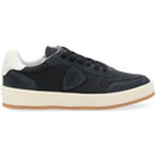 Deportivas Moda Zapatilla Bonito en cuero negro para hombre - Philippe Model - Modalova